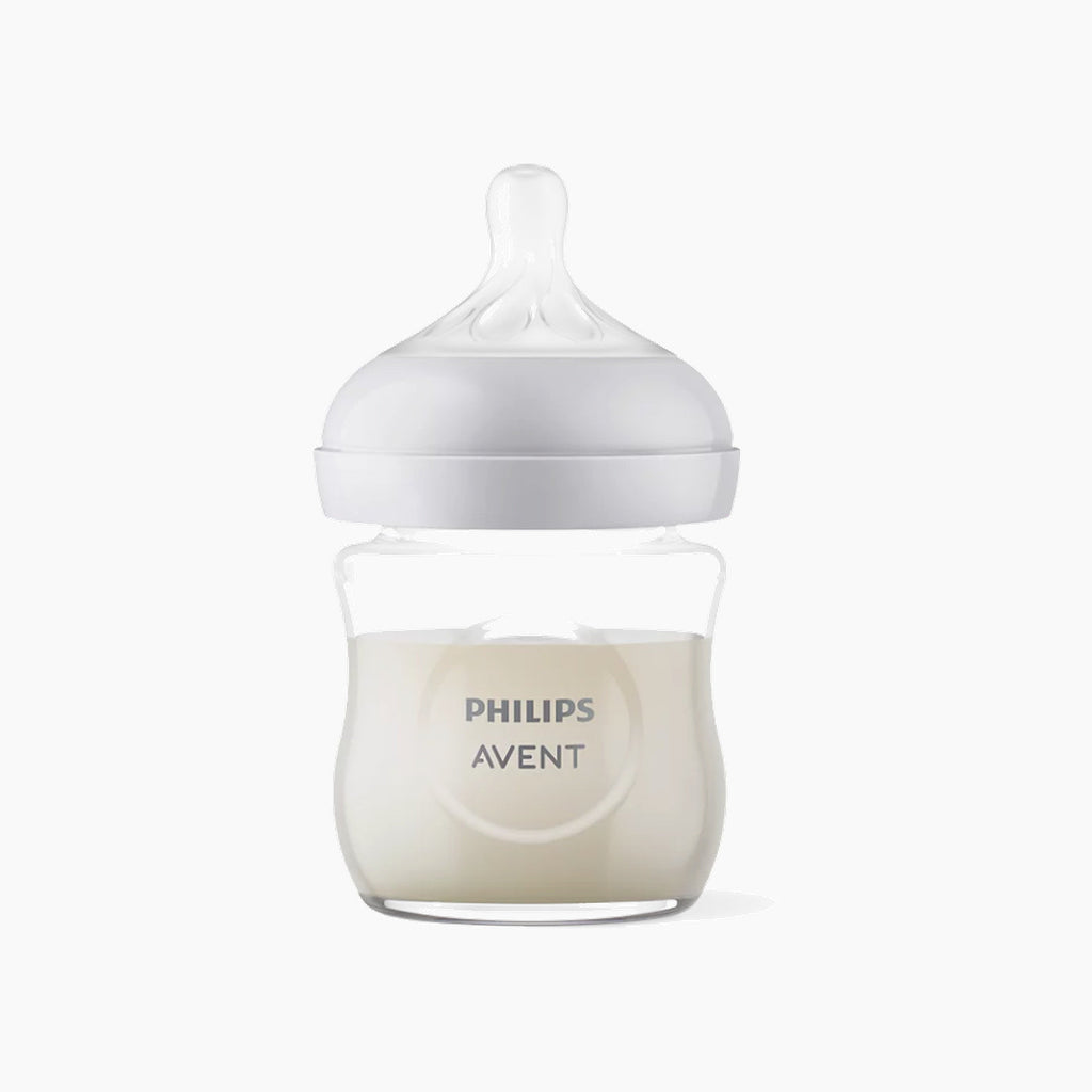 Philips Avent Natural 3.0 Glass Bottle (4 Oz) 1 Pack