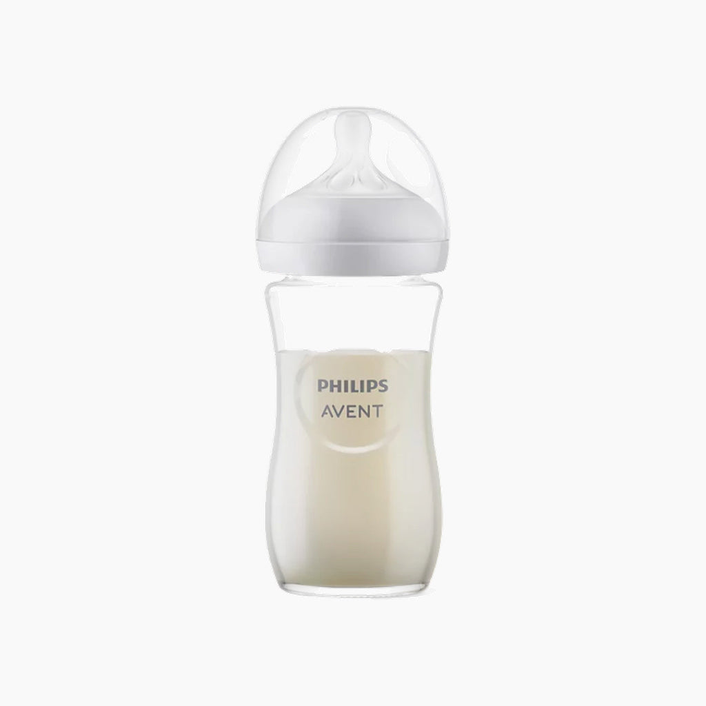 Philips Avent Natural 3.0 Glass Bottle (8 Oz) 1 Pack