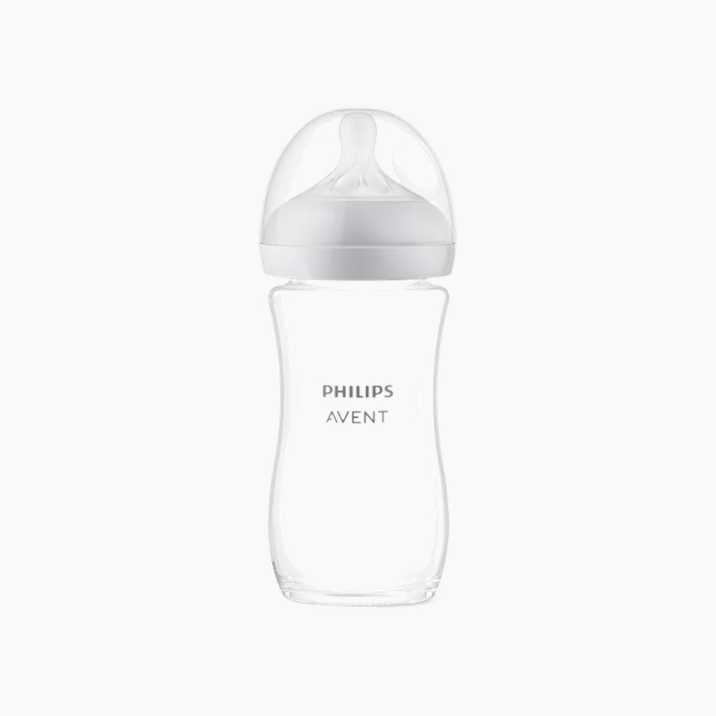 Philips Avent Natural 3.0 Glass Bottle (8 Oz) 1 Pack
