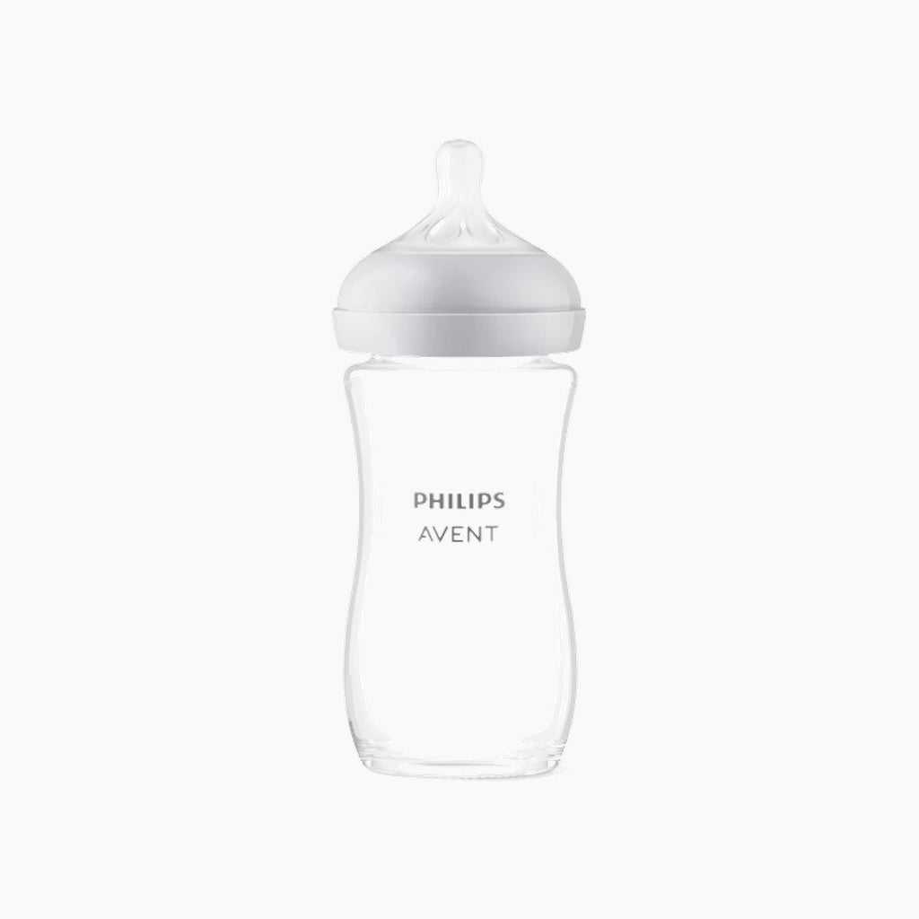 Philips Avent Natural 3.0 Glass Bottle (8 Oz) 1 Pack