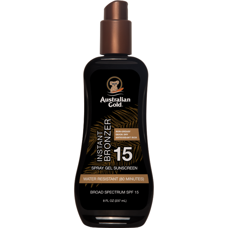Australian Gold SPF 15 Spray Gel Bronzer 8 fl oz
