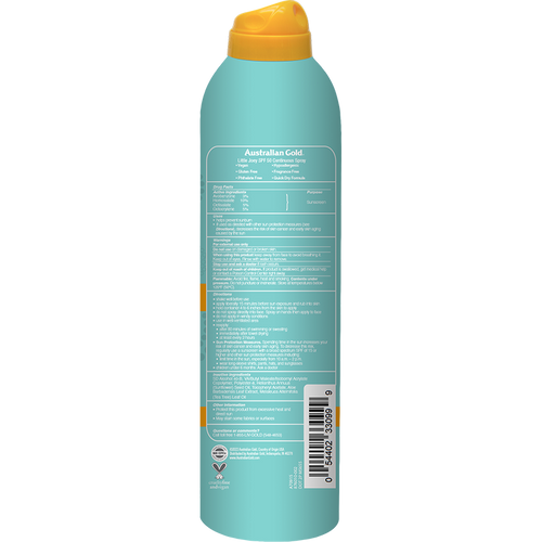 Australian Gold LITTLE JOEY SPF 50 CONT SPRAY 6OZ
