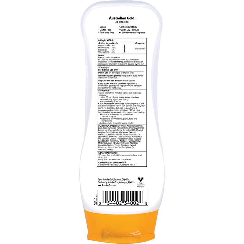 Australian Gold SPF 50 Lotion 8 fl oz