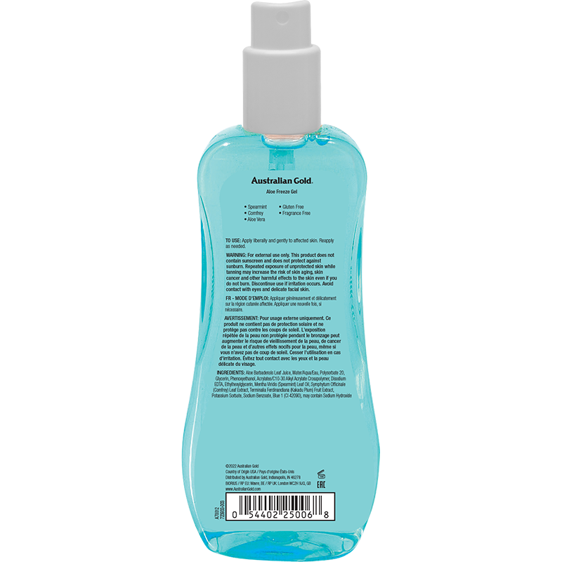 Australian Gold Aloe Freeze Spray Gel 8 fl oz