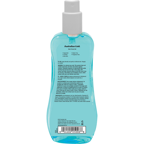Australian Gold Aloe Freeze Spray Gel 8 fl oz
