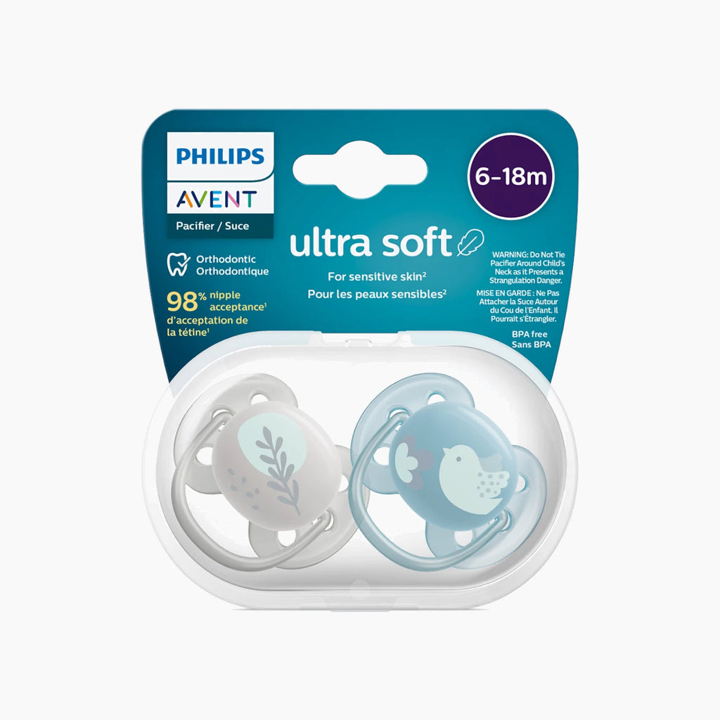 Philips Avent Ultra Soft Soother (6-18 Months) 2 Pack