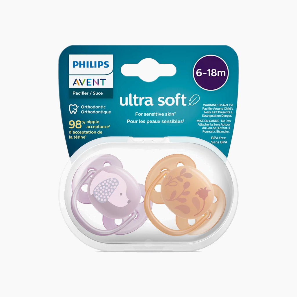 Philips Avent Ultra Soft Soother (6-18 Months) 2 Pack