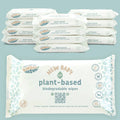 Kinder by Nature Bio Baby Wipes – Plastic-Free & Biodegradable (56 Pack)